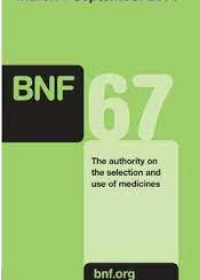 British National Formulary, BNF 67e **