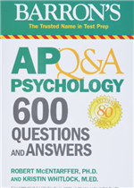 AP Q&A Psychology: 600 Questions and Answers (Barron's Test Prep)